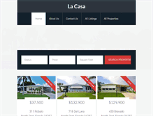 Tablet Screenshot of lacasaswfl.com